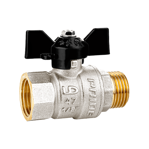 Кран шаровый LD pride В-Н бабочка