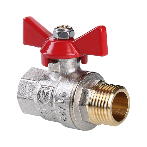 Кран шаровой VALTEC BASE с ручкой-бабочкой и внутренней–наружной резьбой