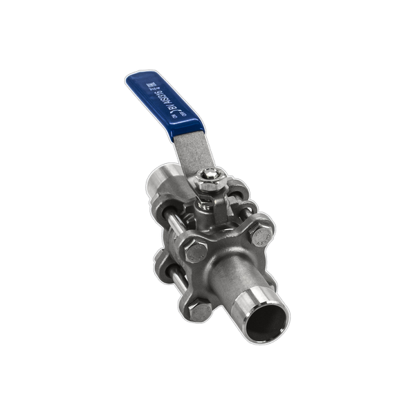 Краны шаровые нержавеющие приварные