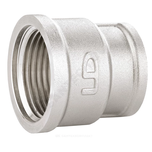 Муфта латунь переходная никель ВР/ВР LD