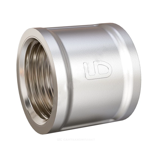 Муфта латунь никель Ду 32 (1 1/4