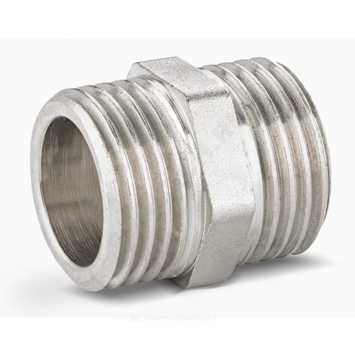 Ниппель латунь никель НР LD