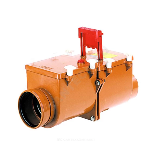 Клапан обратный канализационный коричневый HL